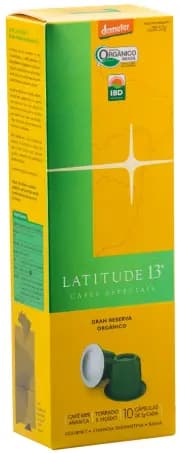 Café Latitude 13 Orgânico - Cápsulas - 10 un