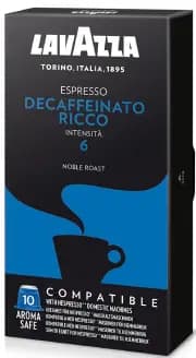 Café Lavazza Espresso Descafeinado Ricco - Cápsulas - 10 un