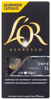Café L'or Espresso Onyx - Cápsulas - 10 un