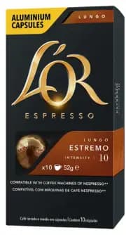 Café L'or Lungo Estremo - Cápsulas - 10 un