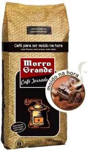 Café Morro Grande Moído Na Hora - Moído Média Grossa - 500g