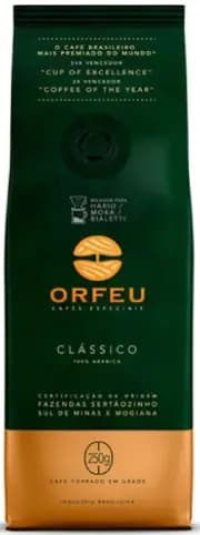 Café Orfeu Clássico Clever - Grãos - 250g