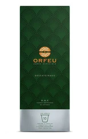 Café Orfeu Descafeinado - Cápsulas - 10 Unidades