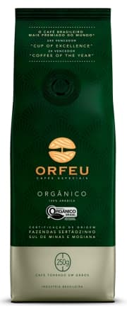 Café Orfeu Orgânico - Grãos - 250g