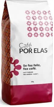 Café Por Elas - Linha Se Faz Feliz Faz Café - Grãos - 250g