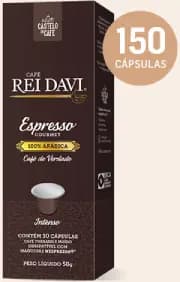 Café Rei Davi Gourmet - Cápsulas - 150 unidades
