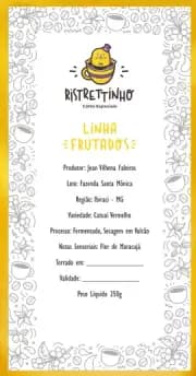 Café Ristrettinho Especial Frutado Flor De Maracujá - Moído Para Chemex - 250g