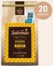 Café Salomão - Bourbon Com 20 Unidades - Moído - 250g