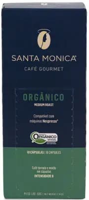 Café Santa Mônica Gourmet Orgânico - Cápsulas - 10 un