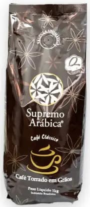 Café Supremo Arábica - Clássico - Grão - 1Kg
