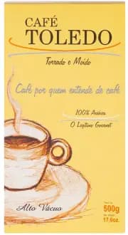 Café Toledo - Alto Vácuo - Moído - 500g