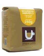 Café Unique - Bourbon Amarelo - Moído Para Cafeteira Italiana - 250g