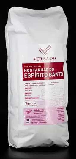 Café Versado Montanhas do Espírito Santo - Amêndoas - Moído Fino - 1kg
