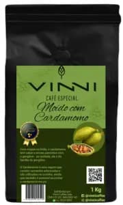 Café Vinni Gourmet Com Cardamomo - Moído - 1kg