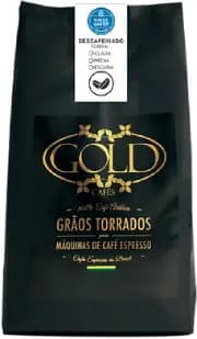 Gold Cafés Descafeinado - Para Máquinas Expresso - Grãos - 250g