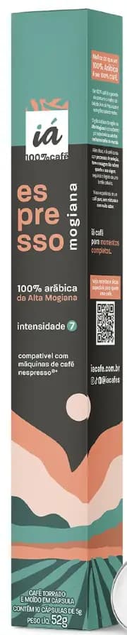 Iá Café Mogiana - Intensidade 7 - Cápsulas - 10 un