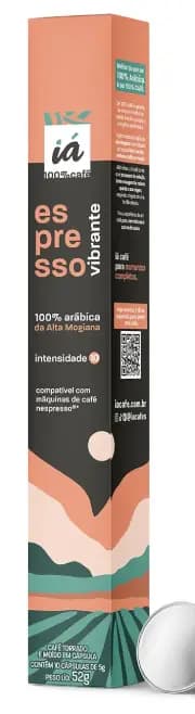 Iá Café Vibrante - Intensidade 10 - Cápsulas - 10 un